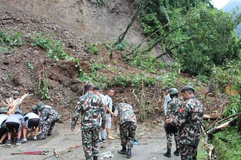 पहिरोमा बेपत्ता पाँच जनाको शव भेटियो